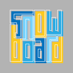 Snowboard typography graphics. Concept for print production. T-shirt fashion Design.