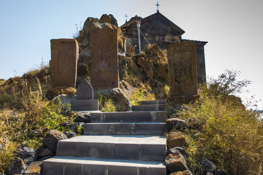 Sevanavank is a monastic complex located on the northwest coast of Lake Sevan in the Gegharkunik Province of Armenia, not far from the town of Sevan