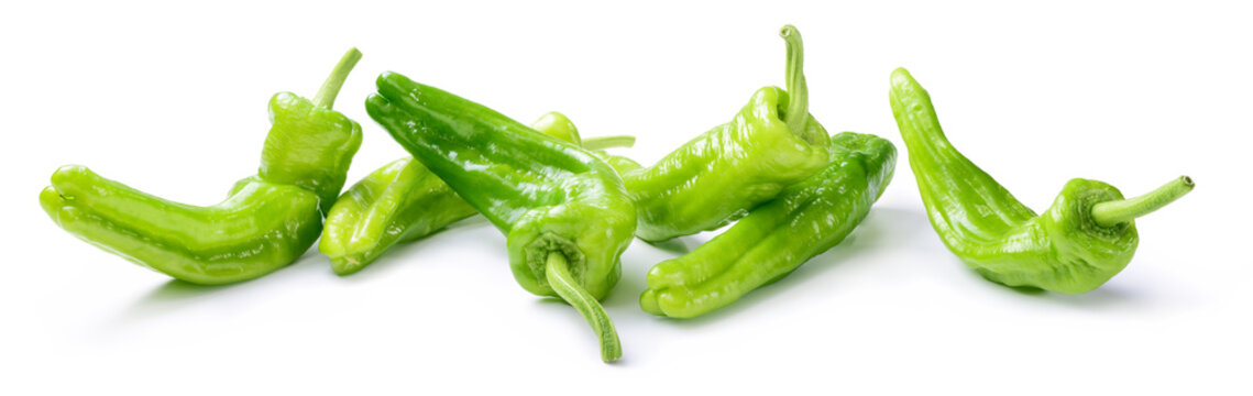 Green peppers. Friggitelli
