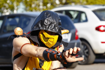 Kyiv, Ukraine, - April 21, 2018: Festival of Hick and Game Culture 