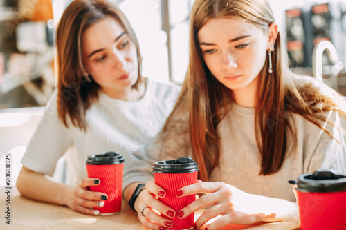 Girl Comfort To Her Sad Best Friend Stock Photo And Royalty Free
