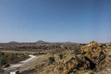 Shore of Lake Sevan in the area of Sevanavank monastery
