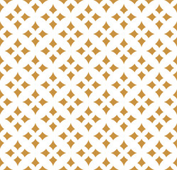 Geometric  Star Vector Seamless Pattern. Modern tile stylish background.