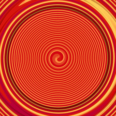 circle background illustration in red and orange colors