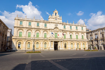 Fototapeta na wymiar Building of University of Catania