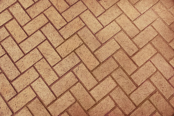 Red granite pavement background texture