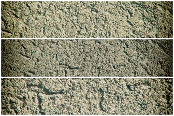Plaster concrete texture, stone surface, rock cracked background for postcard