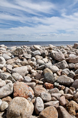 Fototapeta na wymiar Rocks on Beach