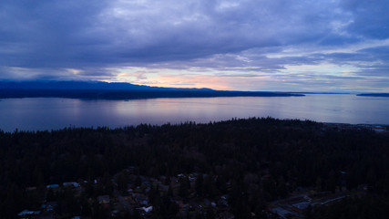 Sunrise over Seattle