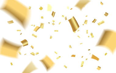 Confetti blur splash