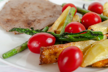 Some vegetables dinner
