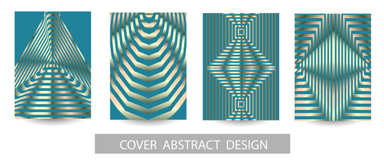 Abstract minimal geometric background. Geometric pattern with trendy gradient texture. For printing on covers, banners, sales, flyers. Modern design. Vector. EPS10