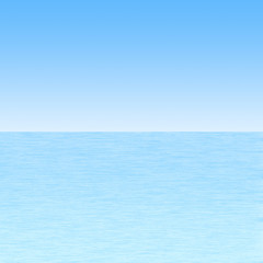 空と海の背景イラスト
