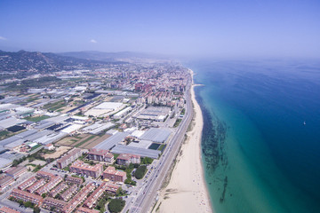 Maresme coast. Near of Barcelona.