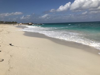 Idyllic tropical beach view.