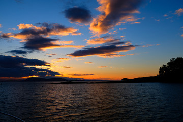 Sucia Island sunset