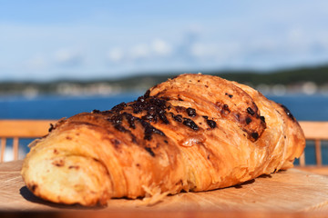 Morning french breakfast.