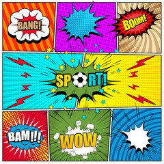 Comic book page template