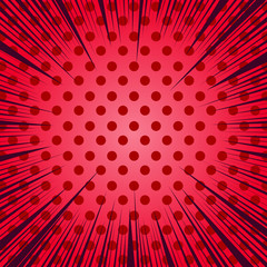Comic red light background