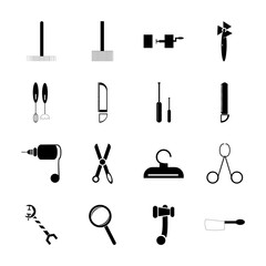 icon Instruments And Tools with analysis, instrument, illustration, key and quipment