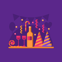 Celebration party banner.