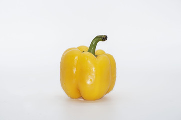 Pimentão amarelo e vermelho