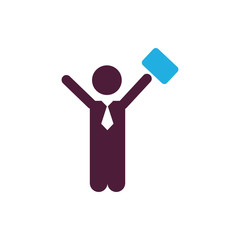 People Job Icon Design