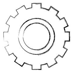 gears machinery isolated icon vector illustration design