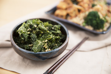Ginger Garlic Kale
