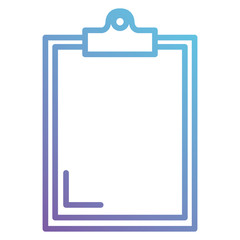 clipboard checklist isolated icon vector illustration design
