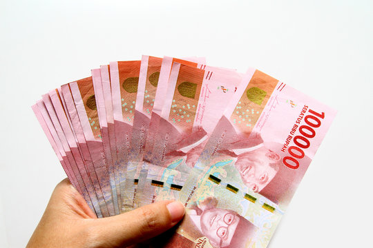 Indonesia bank notes / The rupiah is the official currency of Indonesia.