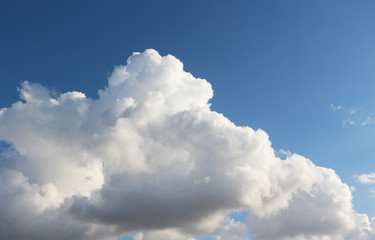 Naklejka na ściany i meble Cumulonimbus white clouds