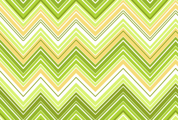 Zig zag seamless pattern. Abstract tide background in green pattern. Vector simple bright texture