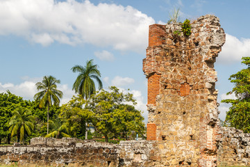 Obraz premium Ruins of Panama Viejo, UNESCO World heritage site, Panama