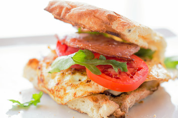 Bacon, Tomato, Egg, Burger