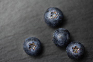 Fresh blueberry background. Texture blueberry berries close up