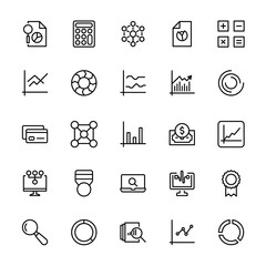 Business icon set.