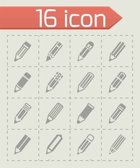 Vector Pencil icon set