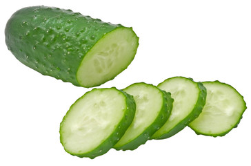 Cucumber and slices