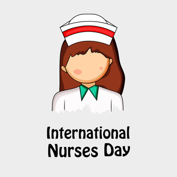 Illustration of background for International nurse day