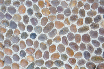 abstract background with dry round reeble stones