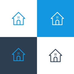 Home loans icon - Vector illustration