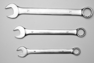 The wrench steel tools for repair