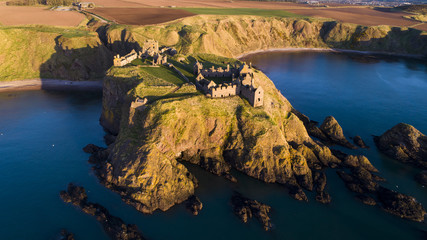 Dunnottar Castle from the Air
