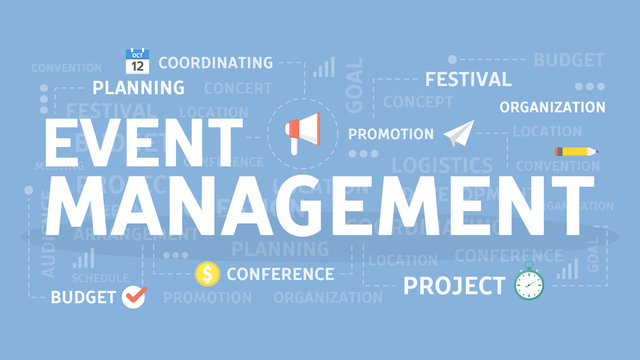 Event management concept.