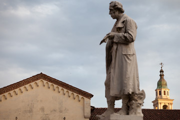 Giacomo Zanella statue in Vicenza