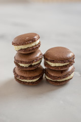 Schokoladen Macarons 