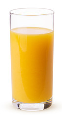 Glass of fresh orange juice