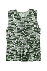 Military top isolated