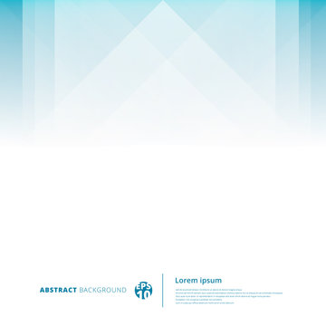 Abstract technology geometric overlap light blue background with copy space.
